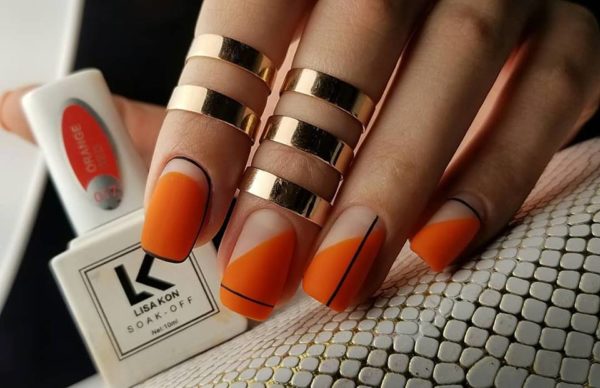 Orange-Nail-Varnish