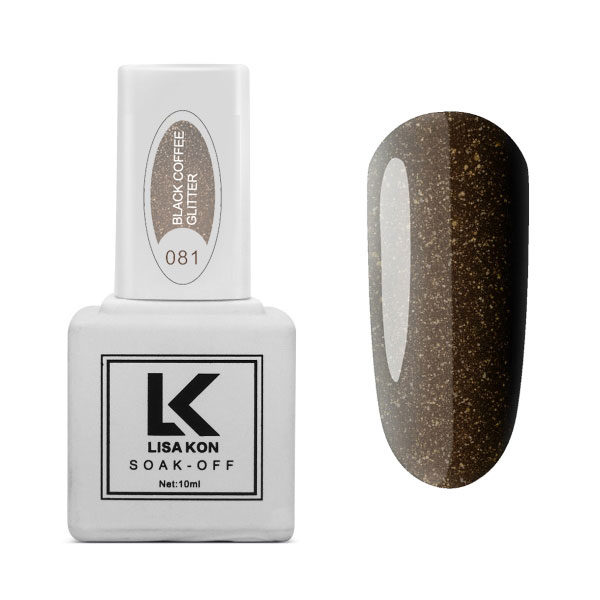 Gel-Polish-Black-Coffee-Glitter-Lisa-Kon-1