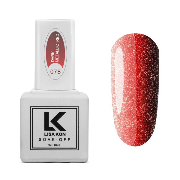 Gel-Polish-Dark-Metallic-Red-Lisa-Kon