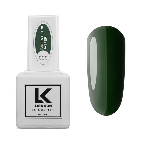 Gel-Polish-Green-Black-Jasper-Lisa-Kon