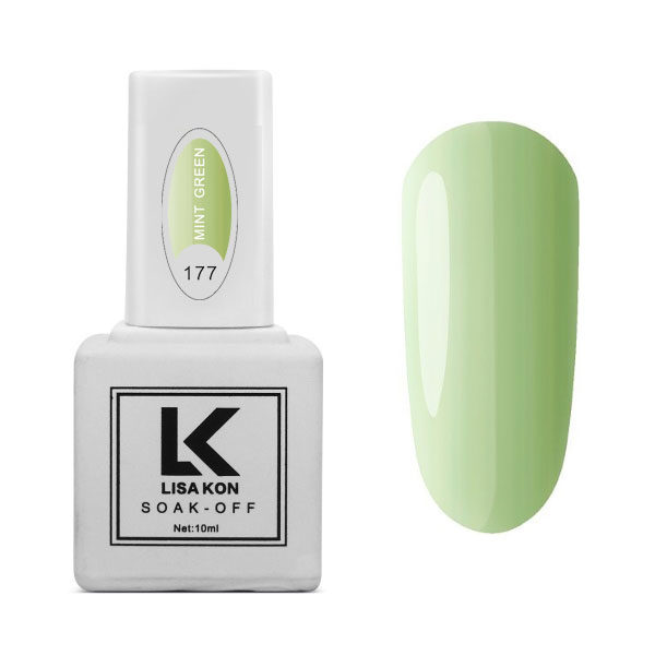 Gel-Polish-Mint-Green-Lisa-Kon