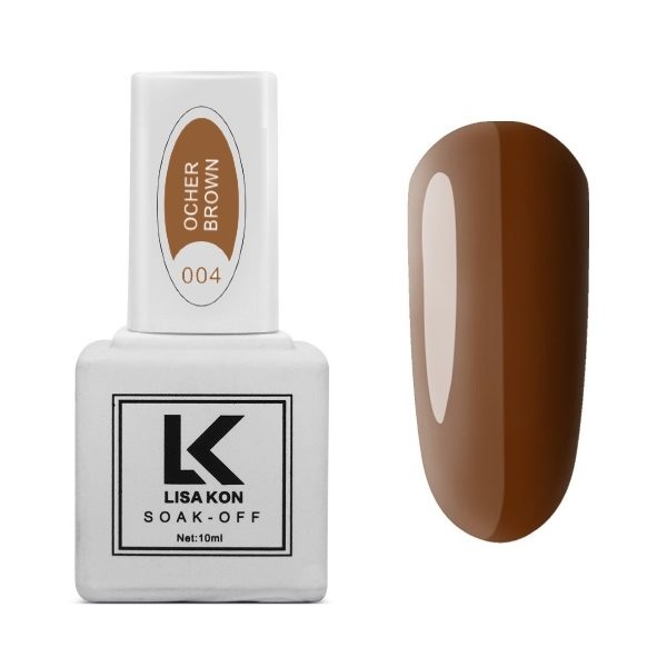 Gel-Polish-Ocher-Brown-Lisa-Kon