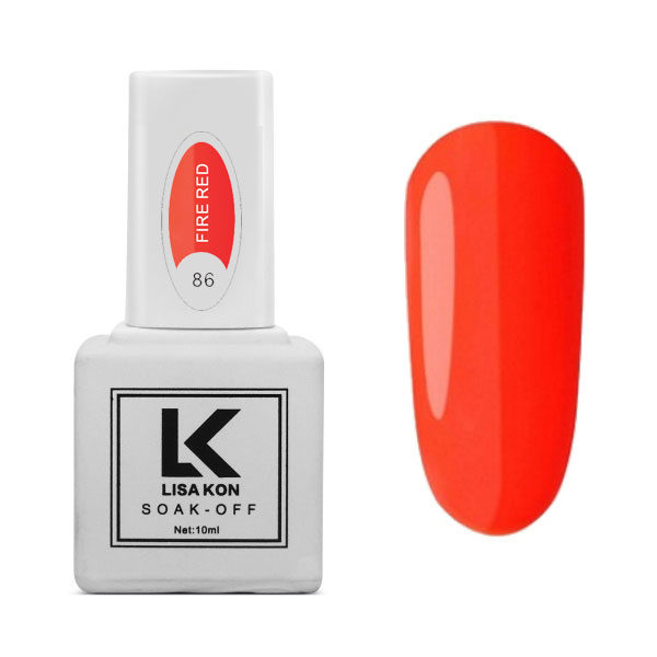 Neon-Red-Nail-Varnish